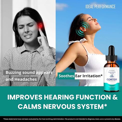IDEAL PERFORMANCE Cortexi Tinnitus Relief for Ringing Ears Drops - Cortexi Hearing Support Supplement Liquid Drops - Maximum Strength, CortexiDrops Supports Healthy Hearing Reviews (1 Pack) in Saudi Arabia