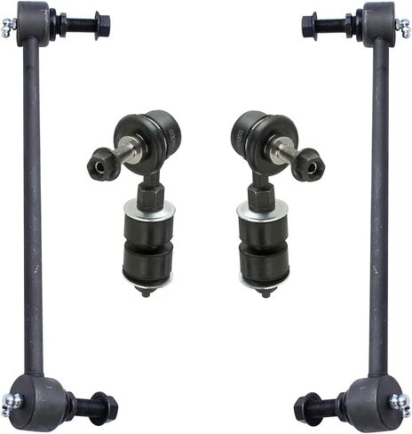 Detroit Axle-4pc Sway Bars for Ford Focus C-Max 12-18 ، 4 Front and الخلفي Stabilizer Bar Bar Links 2012 2013 2014 2015 2017 2017 Replace in Kuwait