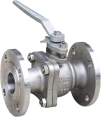 DN80 الفولاذ المقاوم للصدأ 304/316 صمام كروي ذو شفة يدوي Q41F-16P صمام ذو حواف 1.6Mpa (فولاذ مقاوم للصدأ 316) in Kuwait