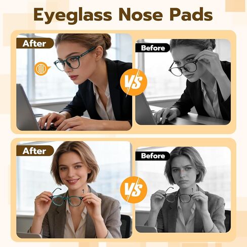 10 Pairs Butterfly Glasses Nose Pad Compatible with RayBan Metaa, Air Bag Silicone Anti Slip Super Sticky Adhesive Eyeglass Nose Pads for Eyeglass Wayfarer/Skyler/Headliner Accessories in Kuwait