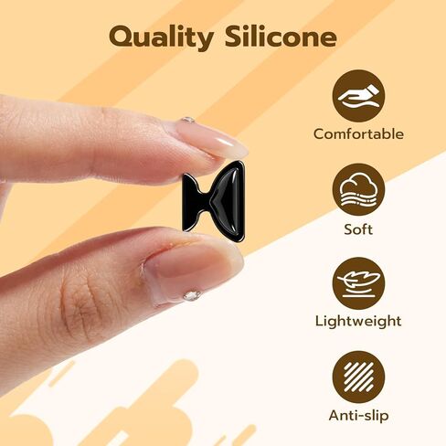 10 Pairs Butterfly Glasses Nose Pad Compatible with RayBan Metaa, Air Bag Silicone Anti Slip Super Sticky Adhesive Eyeglass Nose Pads for Eyeglass Wayfarer/Skyler/Headliner Accessories in Kuwait