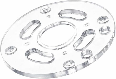 1 PC Clear Round Sub Base Replaces DNP613 Compatible with DWP611,DCW600B Compact Routers,Durable Router Base Plate Replacement in Kuwait