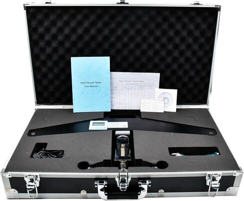 Wire Rope Tension Gauge Cable Tension Tester Steel Wire Ropes Tensiometer With Maximum Load Value 20KN Divided Load Value 0.01KN Diameter Φ6mm Φ8mm Φ9mm Φ10mm Φ12mm Φ14mm Φ16mm Φ18mm in Saudi Arabia