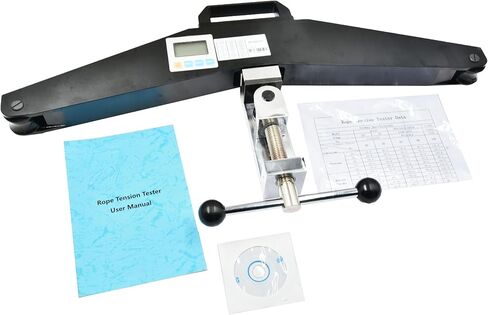 Wire Rope Tension Gauge Cable Tension Tester Steel Wire Ropes Tensiometer With Maximum Load Value 20KN Divided Load Value 0.01KN Diameter Φ6mm Φ8mm Φ9mm Φ10mm Φ12mm Φ14mm Φ16mm Φ18mm in Saudi Arabia