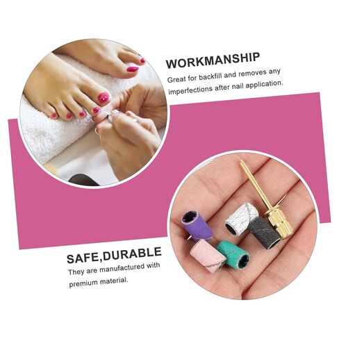 750pcs Manicure Sanding Ring Grinding Polisher Boards for Nails Nail Sanding Sand Bands for Drill in Saudi Arabia