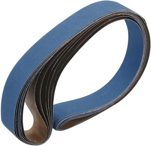 Polishing Belt,Sanding Belts 6Pcs 2 X 72 Inch 120 Grit Zirconia Sanding Belts Metal Grinding Polishing, Alumina Sanding Abrasive Belts Metal in Kuwait