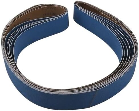 Polishing Belt,Sanding Belts 6Pcs 2 X 72 Inch 120 Grit Zirconia Sanding Belts Metal Grinding Polishing, Alumina Sanding Abrasive Belts Metal in Kuwait