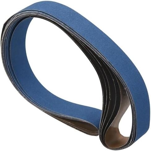 Polishing Belt,Sanding Belts 6Pcs 2 X 72 Inch 120 Grit Zirconia Sanding Belts Metal Grinding Polishing, Alumina Sanding Abrasive Belts Metal in Kuwait