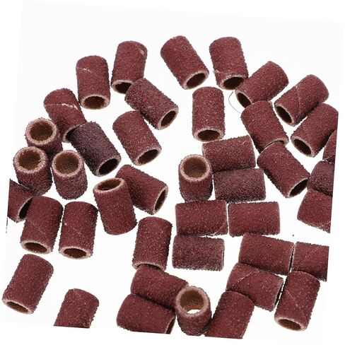 100pieces Portable Nail Drill Sanding Bands Grit Sanding Bands for Nail Drill Abrasive Sleeves in Saudi Arabia