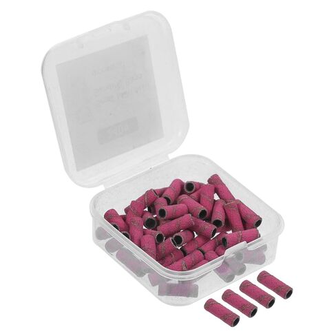VICASKY 50pcs Small Nail Sanding Bands for Nail Drill Fine Grit Sanding Manicure and Grinding Use Portable and Lightweight in Saudi Arabia