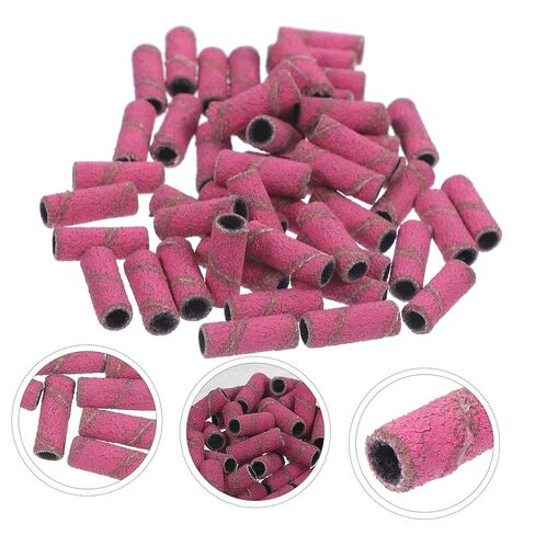 VICASKY 50pcs Small Nail Sanding Bands for Nail Drill Fine Grit Sanding Manicure and Grinding Use Portable and Lightweight in Saudi Arabia