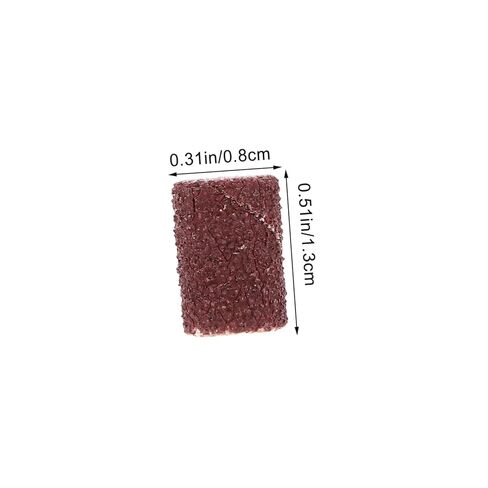 100pieces Grinding Machine Ring Sanding Bands for Nail Drill Abrasive Sleeves Grit Sanding Bands for Nail in Saudi Arabia