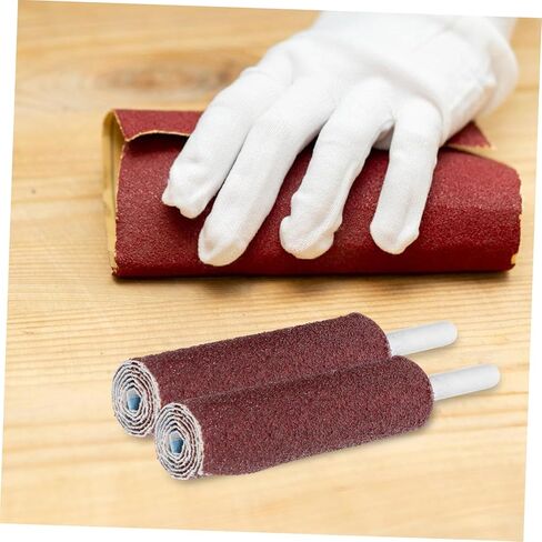 OUNONA 3pcs Rotary Tool Sanding Bits Kit Grit Sandpaper Drum Grinding Heads for DIY Finishing in Saudi Arabia