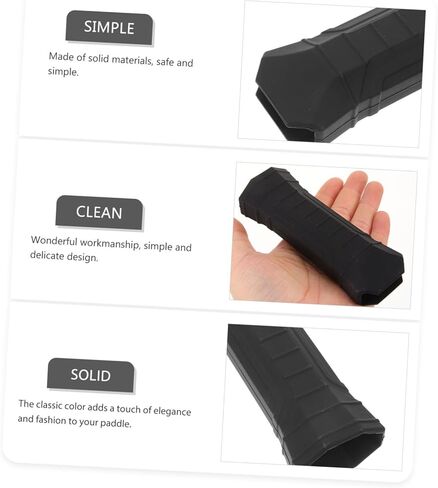 UPKOCH 2Pcs Professional Silicone Racket Grip Covers Slip Paddle Handle Sleeves Durable Portable Grip Wraps for Pickleball Comfortable Stylish Design in Saudi Arabia