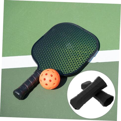 UPKOCH 2Pcs Professional Silicone Racket Grip Covers Slip Paddle Handle Sleeves Durable Portable Grip Wraps for Pickleball Comfortable Stylish Design in Saudi Arabia