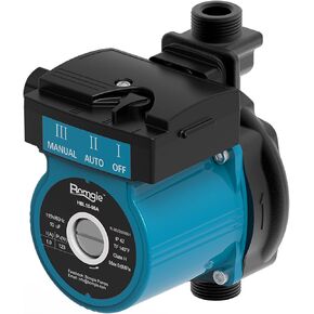 Hot Water Recirculating Pump 3-Speed 115V 96W，40LPM Cast Iron Circulation Pump Instant Water Heater w/Adapter，Automatic Male Thread Brass Water Flow Switch，Heated Flooring System (HBL15-60A) in Kuwait