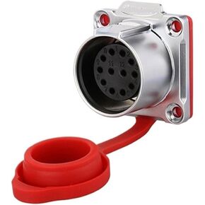 LP24 aviation flange female 3-core 4-core 10-hole 12 19 24PIN multi-core power industrial waterproof connector(2 core 35A) in Kuwait