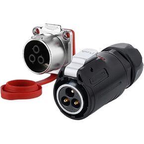 LP24 aviation led display lamp power wire connector 3-core connector 25A(Male plug) in Kuwait