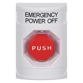 Safety Technology International Emergency Power Off Push Button,White in Saudi Arabia