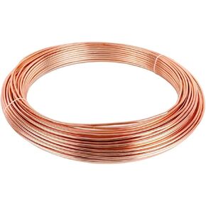 10M T2 Pure Copper Wire Round Coil Conductive Bare Copper Cable Wires for Electric Wire DIY Craft 0.3/0.5/0.8/1/1.2mm(Diameter 0.3mm) in Kuwait
