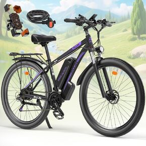 2000W Peak Electric Bike for Adults, 48V 17.5Ah 840Wh 29'' Tires Max 34 mph 30-80 Miles Range City Commuting Class3 Ebike Front Suspension Disc Brake for Off-Road Riding in Saudi Arabia