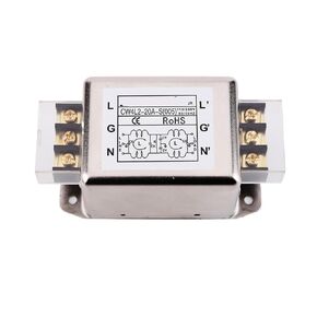 CW4L2-3A/6A/10A/20A/30A-S(005) Double Stage Terminal Block Power Filter 220v Anti-Interference AC(CW4L2-10A-S 005) in Kuwait