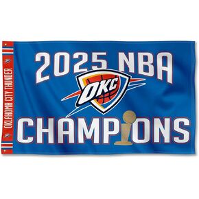 راية وين كرافت أوكلاهوما سيتي ثاندر 2025 NBA Champions 3x5 بريميوم in Kuwait