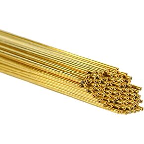 100PC Single Hole Brass Electrode Tube OD 0.3mm 0.5mm 0.6mm 0.7mm 1.6mm 2mm 3mm for Drilling Machine 500mm(0.7mm X 500mm) in Kuwait