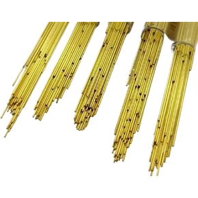 50pcs Single Hole Brass Tube For Drill Brass Electrode OD 1.6mm x 400mm For Drilling Piercing in Kuwait