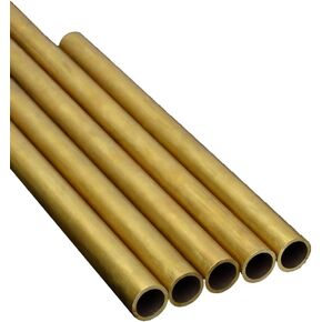 5pcs Brass Tube Set for Knife Clamps and Handles Round Tubing for DIY Project(15x16x100mm) in Kuwait