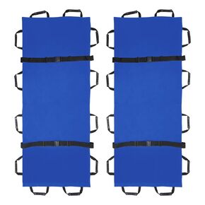 Portable Transport Stretcher with 12 Handles, Transport Stretcher for Rescue First Aid, Dog Stretcher & Gurney, Patient Animal Mover for Emergency Casualty Evacuation (Blue 1pcs) in Kuwait
