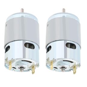 2 Pcs 895 DC Electric Motor 12-24V 10000-20000RPM High Torque Adjustable Double Ball Bearing Motor for DIY Small Drill Micro Machine Tool in Kuwait