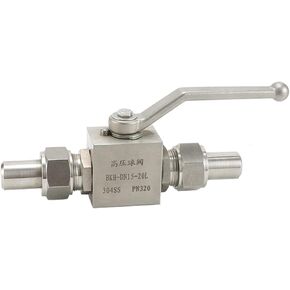 1/2" High Pressure Welded Sleeve Ball Valve 304 Stainless Steel Three-Piece Welded Ball Valve in Kuwait