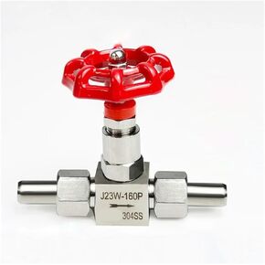 1PCS 1/4" 3/8" 1/2" 304 Stainless Steel Stop Valve J23W-160P External Thread Welding Welding Valve(3/8") in Kuwait