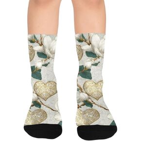 Magnolia and Hearts Hiking Socks - Toddler Boys & Girls Warm Thick Thermal Winter Crew Socks for School, Daily Wear & Outdoor Activities in Kuwait