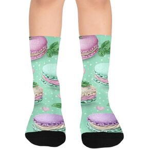Sweet Mint Bloom Hiking Socks - Toddler Boys & Girls Warm Thick Thermal Winter Crew Socks for School, Daily Wear & Outdoor Activities in Kuwait