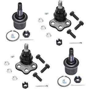 Detroit Axle - 4WD Front 4pc Ball Joints for 2000-2004 Dodge Dakota 2000-2003 Durango, 4 Upper & Lower Ball Joints 2001 2002 Replacement in Saudi Arabia