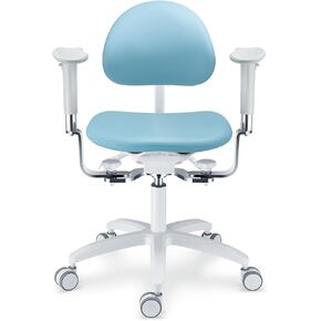 كرسي الطبيب المجهر متعدد الوظائف طبيب البراز مع مسند ذراع قابل للتعديل U-سلسلة الجلد يشعر الجلود رفع كرسي PLST-093 in Kuwait