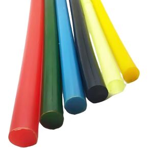 Vibration damping bar, Solid Polyurethane Round Bar - 75A Hardness, Color PU Rod for Construction Machinery & Shock Absorption, 1PC(70x500mm) in Kuwait