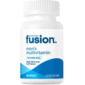 علاج السمنة فيوجن واحد يوميًا من الفيتامينات المتعددة مع الحديد للرجال | مع فيتامينات دعم البروستاتا والقلب* | تحويل مسار المعدة وتكميم المعدة | 30 كبسولة | 1 شهر العرض in Kuwait