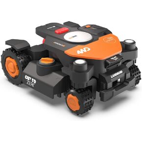 Worx Landroid Vision Cloud 4WD Robot Lawn Mower، بدون جزازة روبوت سلكية محيطية لـ 1/2 فدان، تجنب عقبات الذكاء الاصطناعي + الملاحة السحابية RTK، منحدر 84%، رسم الخرائط التلقائي، التحكم في التطبيق، القطع إلى الصفر، WR342 in Kuwait