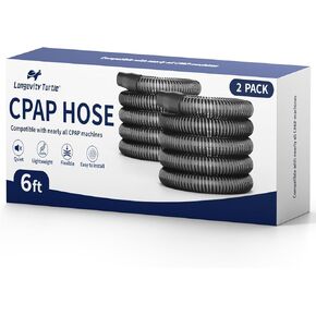 1 Pack CPAP Hose, Universal CPAP Tubing 6 Foot (72") – Standard 22mm CPAP Tube Compatible with Most CPAP Machines, – Flexible, Lightweight, Durable CPAP Supplies & Accessories, Black in Kuwait