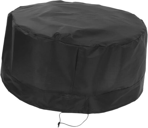 غطاء طبلة SEWACC جالون قابل للتمدد وقابل للتعديل من قماش أكسفورد غطاء طبلة مع رباط لبراميل المطر ودلاء كيميائية بلاستيكية لحماية الغبار في الهواء الطلق in Kuwait