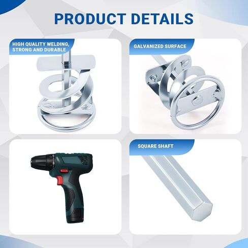 مجموعة MorningRo المكونة من 2 خلاط طلاء لمرفق مثقاب خلاط الطلاء المثقاب ومجاديف خلط 15.7 بوصة ومكره خلط 2.3 بوصة، مزيج من 1 إلى 3 جالون من الطلاء والراتنج والخرسانة والمزيد in Kuwait