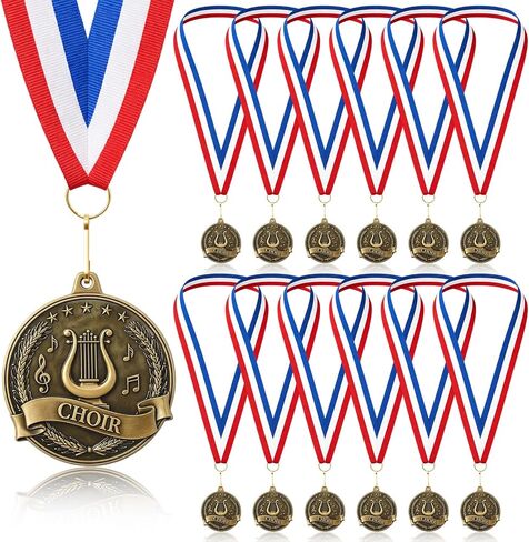 AmazingSpark 30/50/100 2" Metal Graduation Award Medals Bulk with Neck Ribbon Gold Honor Recognition Winner Medals Trophy Award Prize Gift for Grad Ceremony Event Competition in Saudi Arabia