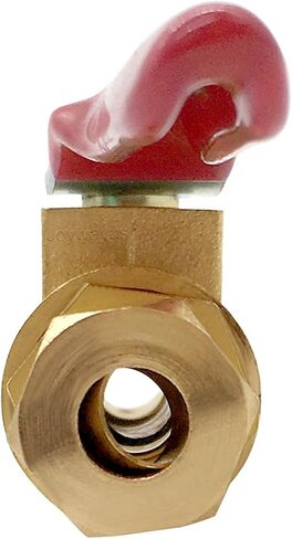 Joywayus النحاس صمام الكرة إيقاف 3/8 "ضغط × 3/8" ضغط في اتجاهين خرطوم صمام المناسب (حزمة من 2) in Saudi Arabia