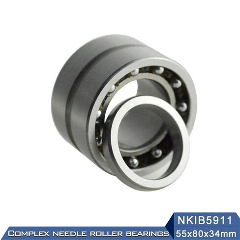 Needle Roller Bearings NKIB5911 Complex Bearings 55X80XC34mm Needle Roller Angular Contact Ball Bearing NATB5911 NATB 5974911 Bearings in Saudi Arabia