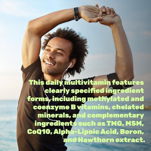 DEAL SUPPLEMENT Methylated Multivitamin for Men & Women, 240 Capsules | 100% DV Vitamins & Minerals | Activated B-Complex & Chelated Minerals, with CoQ10, TMG & ALA | Non-GMO, cGMP Manufactured in Saudi Arabia