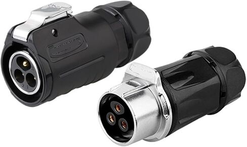 LP-20 Aviation and Socket Connector 3-core with Barrier Male and Female Butt(Docking female seat) in Kuwait