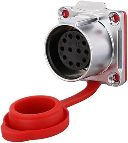 LP24 aviation flange female 3-core 4-core 10-hole 12 19 24PIN multi-core power industrial waterproof connector(2 core 35A) in Kuwait